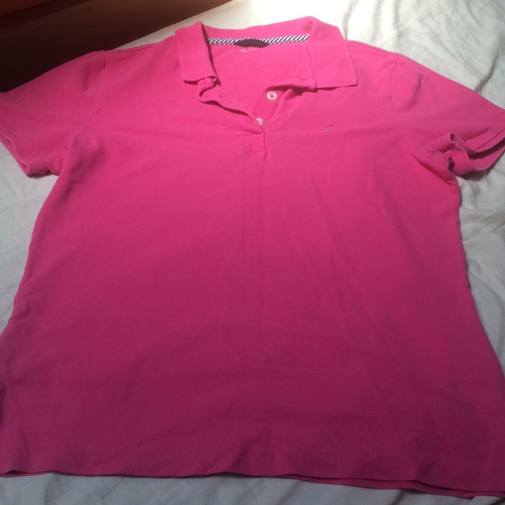 Nautica pink shirt- button down top